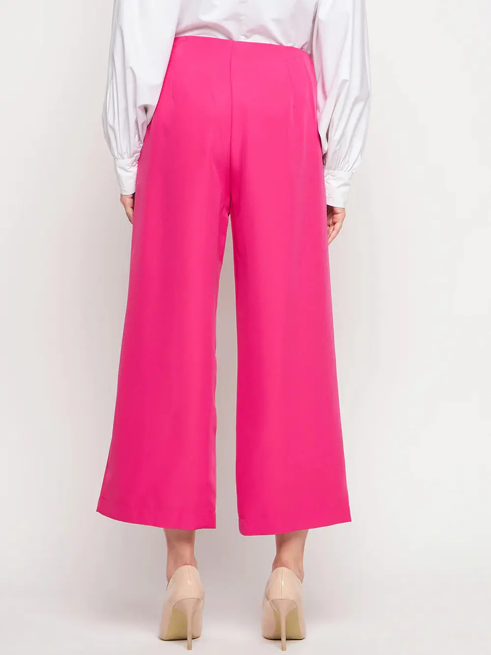 Madame Hotpink Solid Trouser