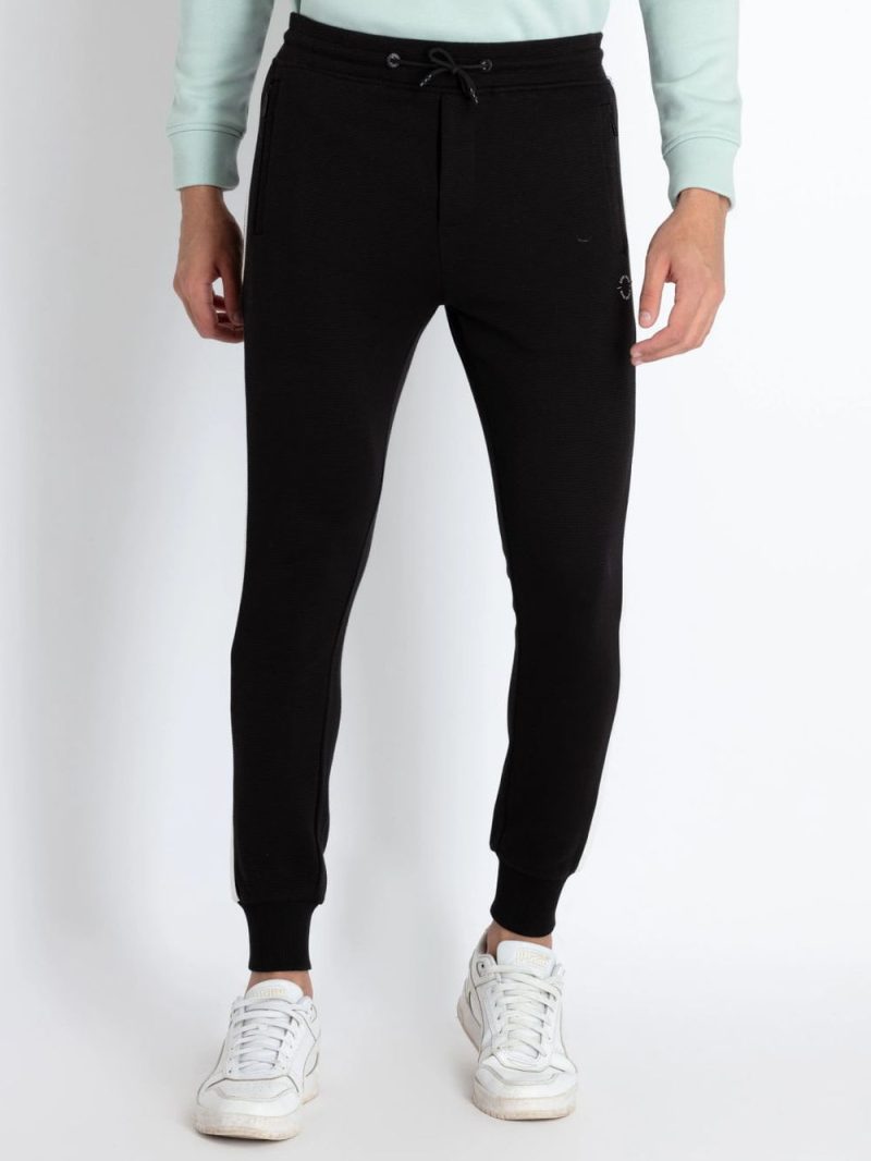 Mens Knitted Regular Fit Joggers