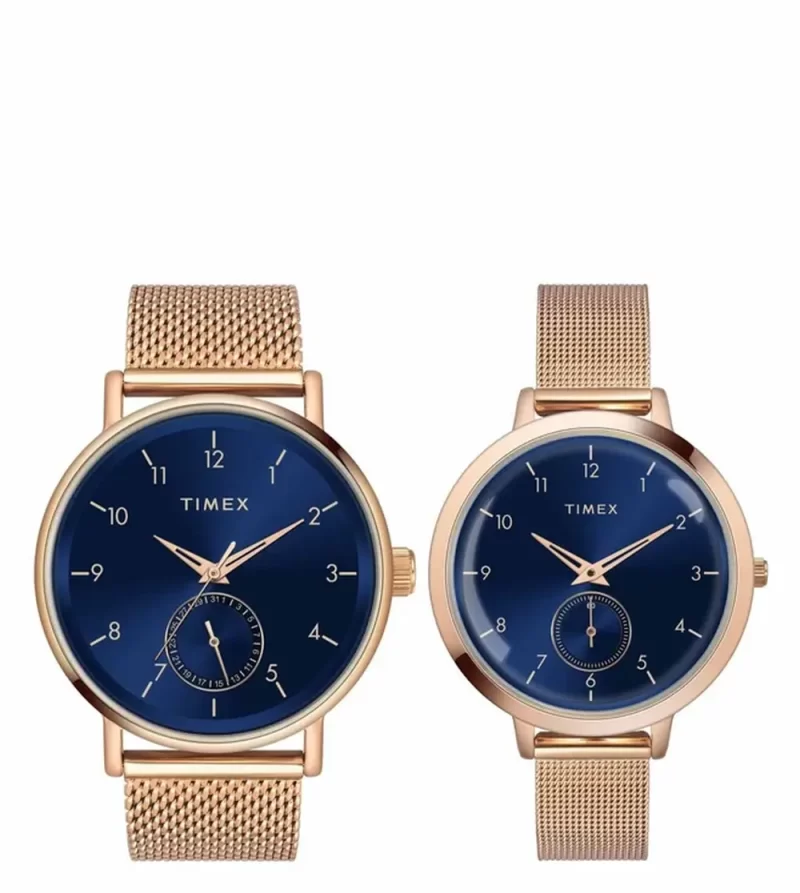 Timex Tw00Pr293 Fashion Couple Watch