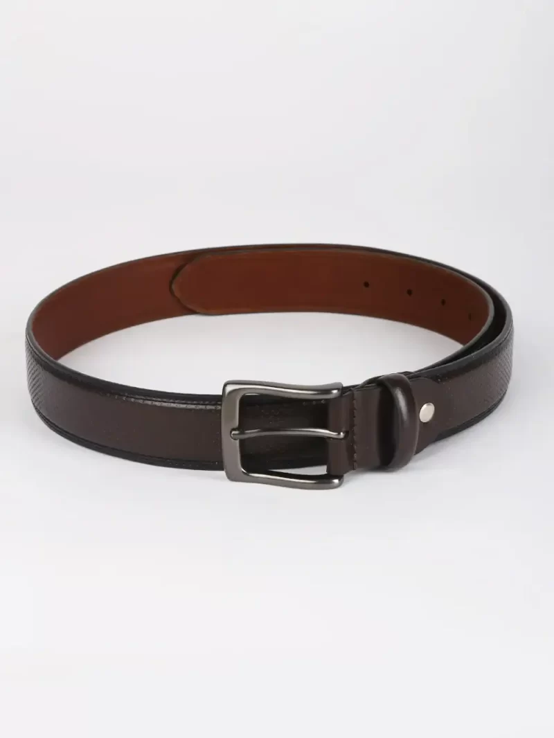 Men Multi-Colour Leather Leather Belt