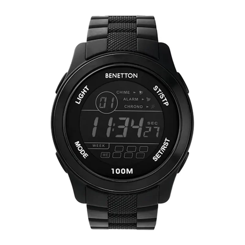 United Colors Of Benetton Sport Digital Dial Round Case Digital Quartz Unisex Watch - Uwucg0500