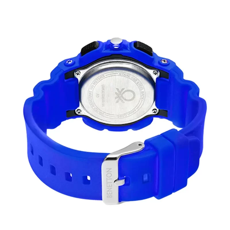 United Colors Of Benetton Sport Ana-Digi Dial Round Case Digital Quartz Unisex Watch - Uwucg0600