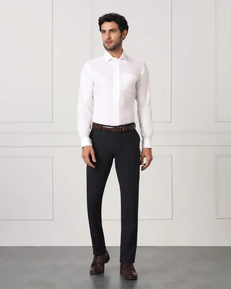 Must Haves Formal White Solid Shirt - Spectrum