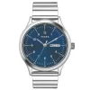 Timex Fashion Men'S Blue Dial Round Case Day Date Function Watch -Tweg19704
