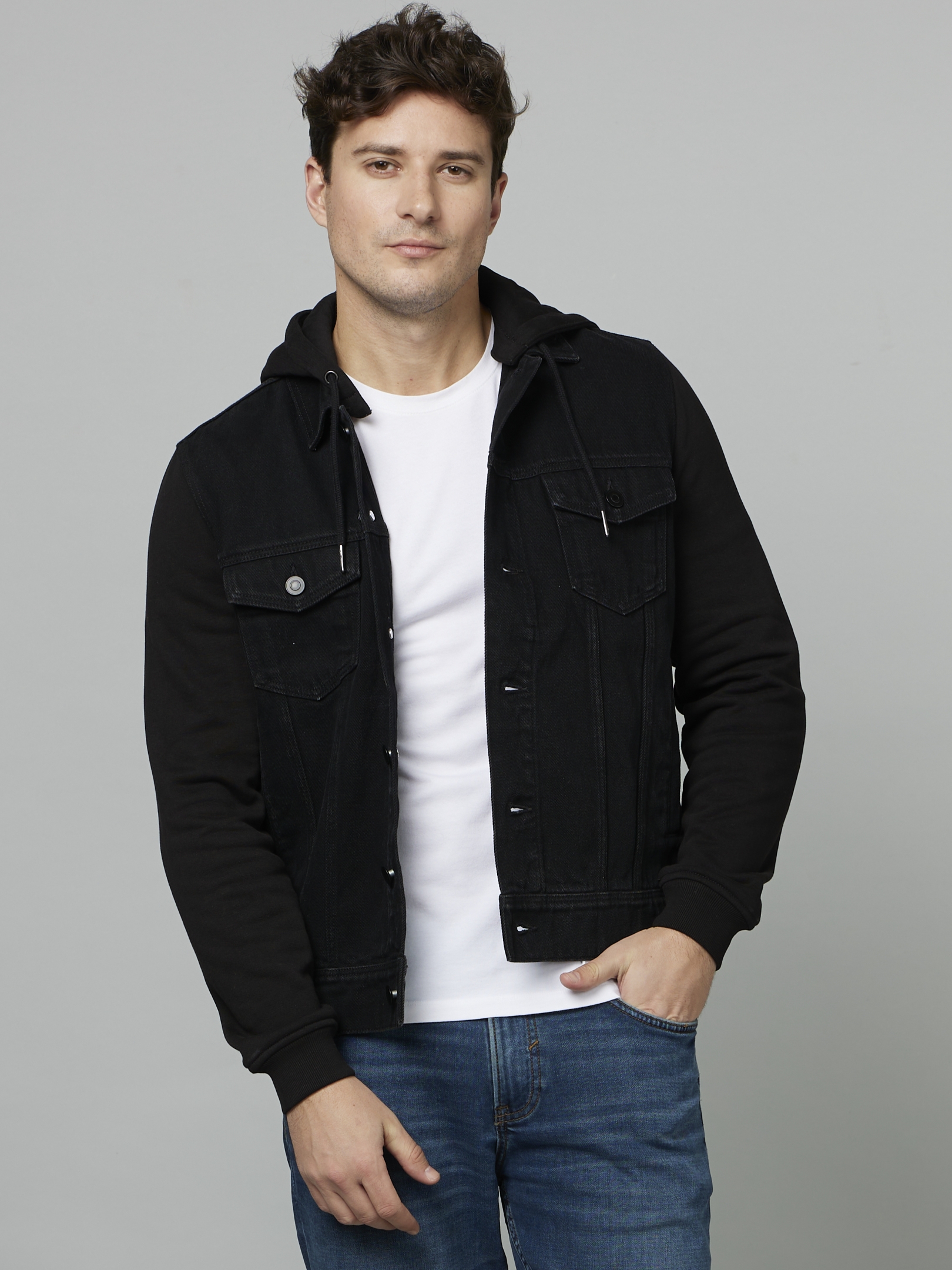 Buy Celio Men's Black Jacket online