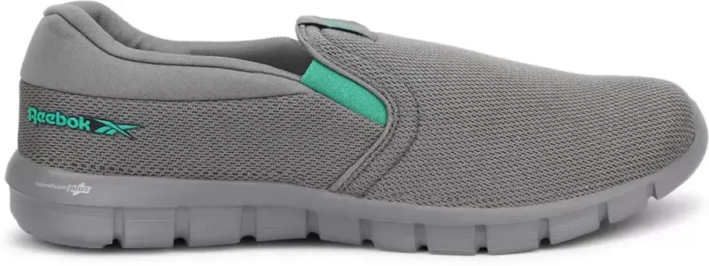 Leap Slip On M Walking Shoes For Men (Grey)