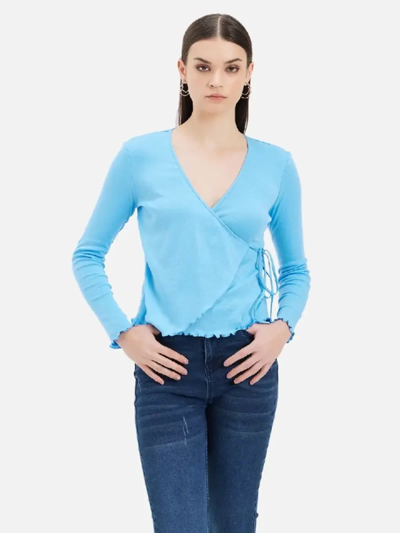 Full Sleeves Wrap Top