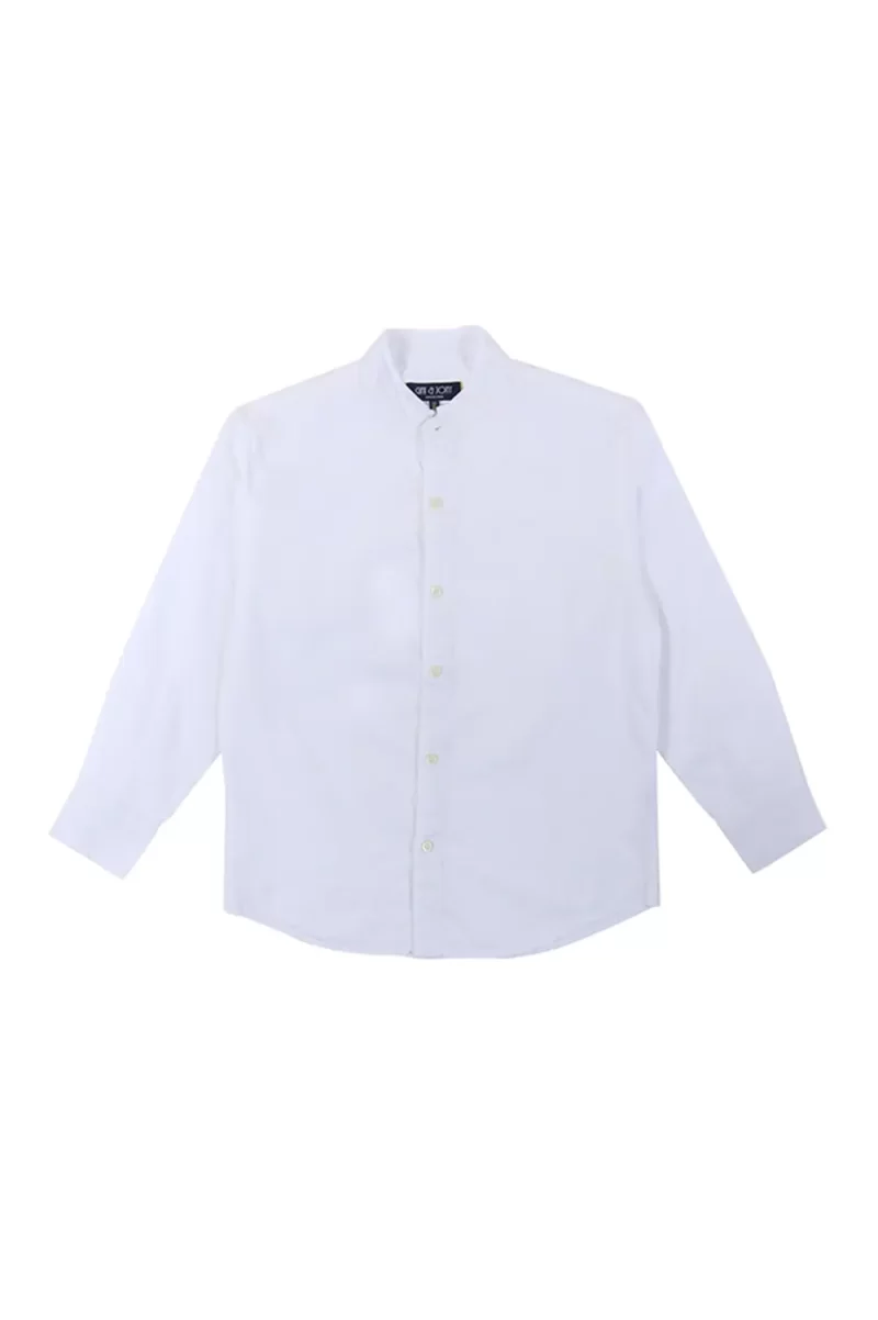 Gini And Jony Boys Solid Cotton Shirt