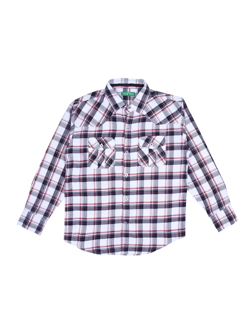 Gini And Jony Boys Solid Cotton Shirt