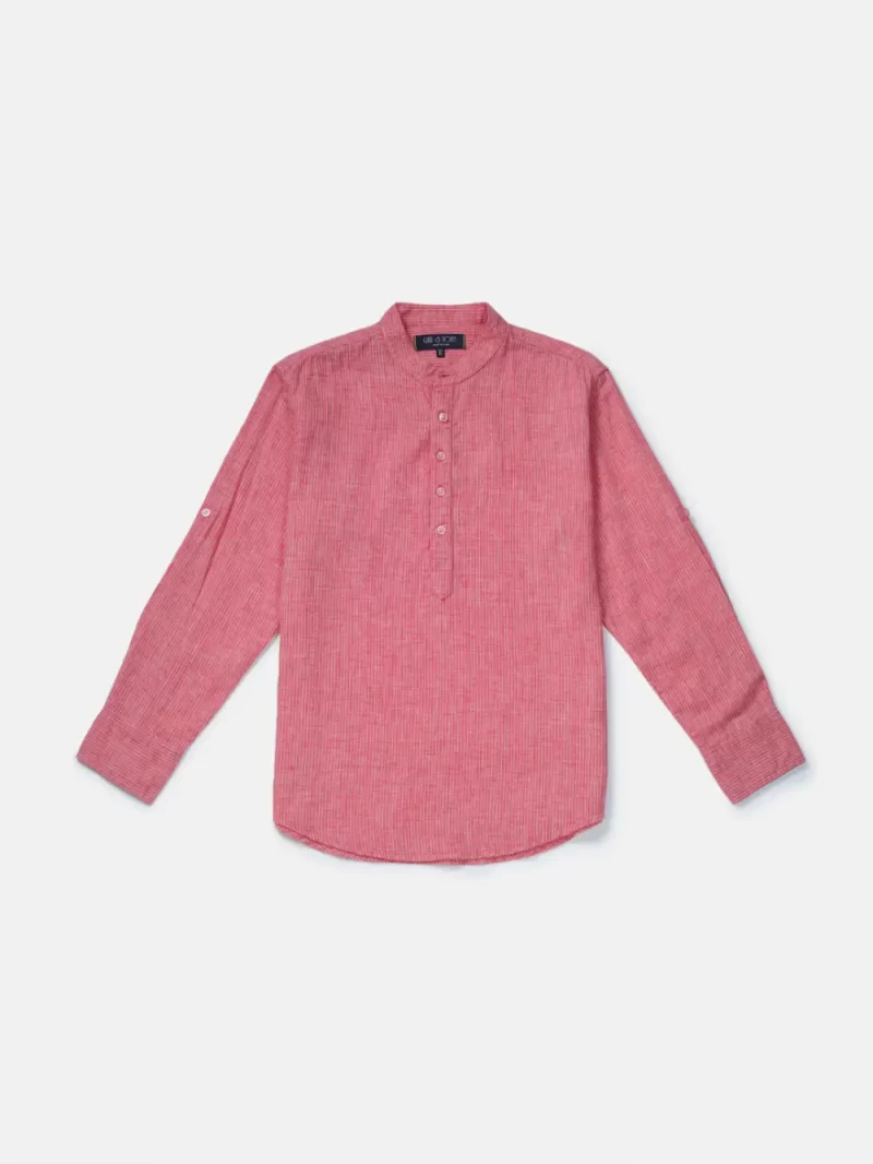 Gini And Jony Boys Solid Cotton Shirt