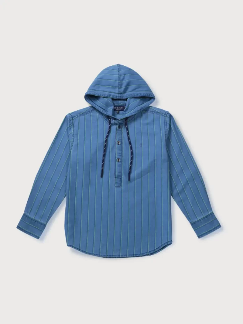 Gini And Jony Boys Solid Cotton Shirt