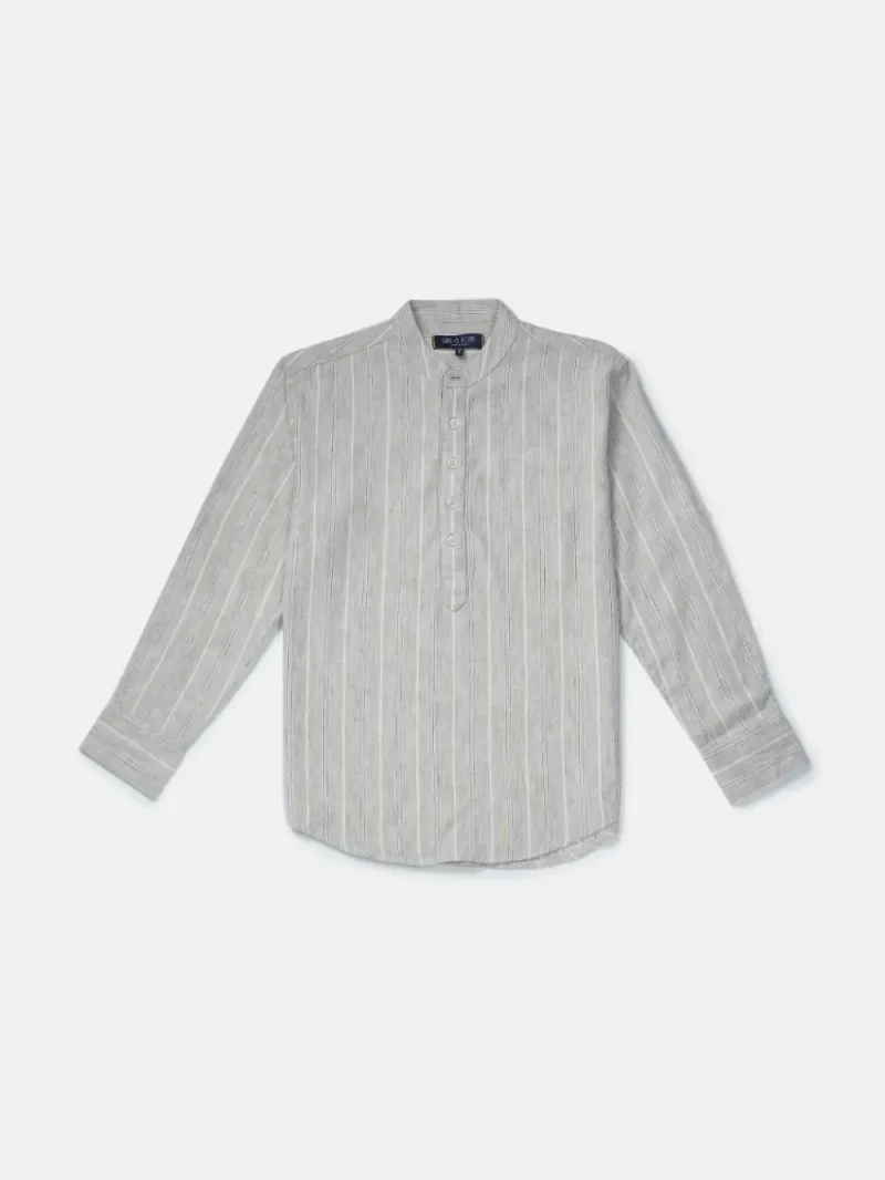 Gini And Jony Boys Solid Cotton Shirt