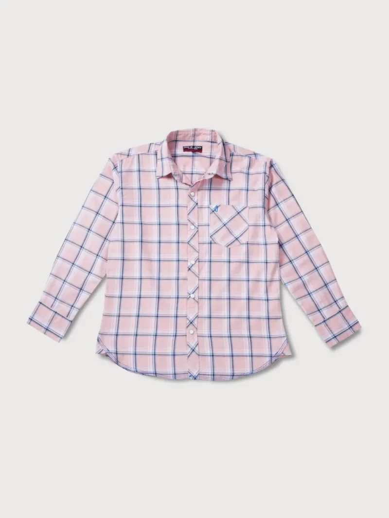 Gini And Jony Boys Solid Cotton Shirt