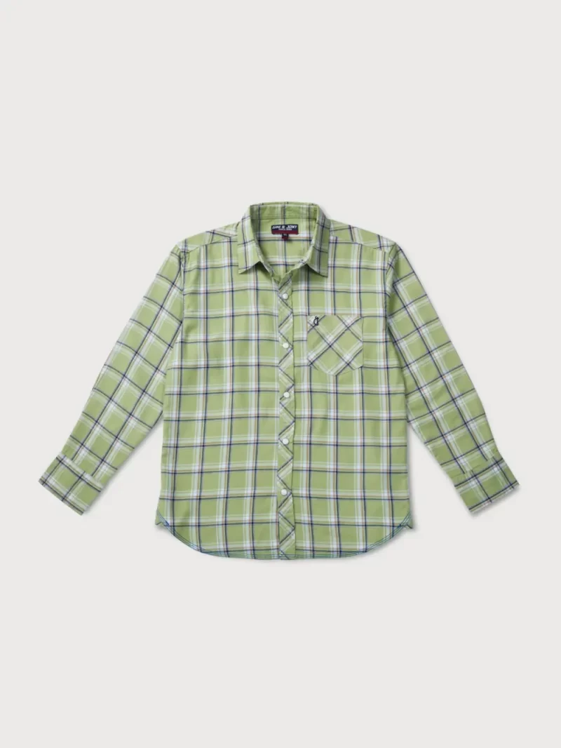 Gini And Jony Boys Solid Cotton Shirt