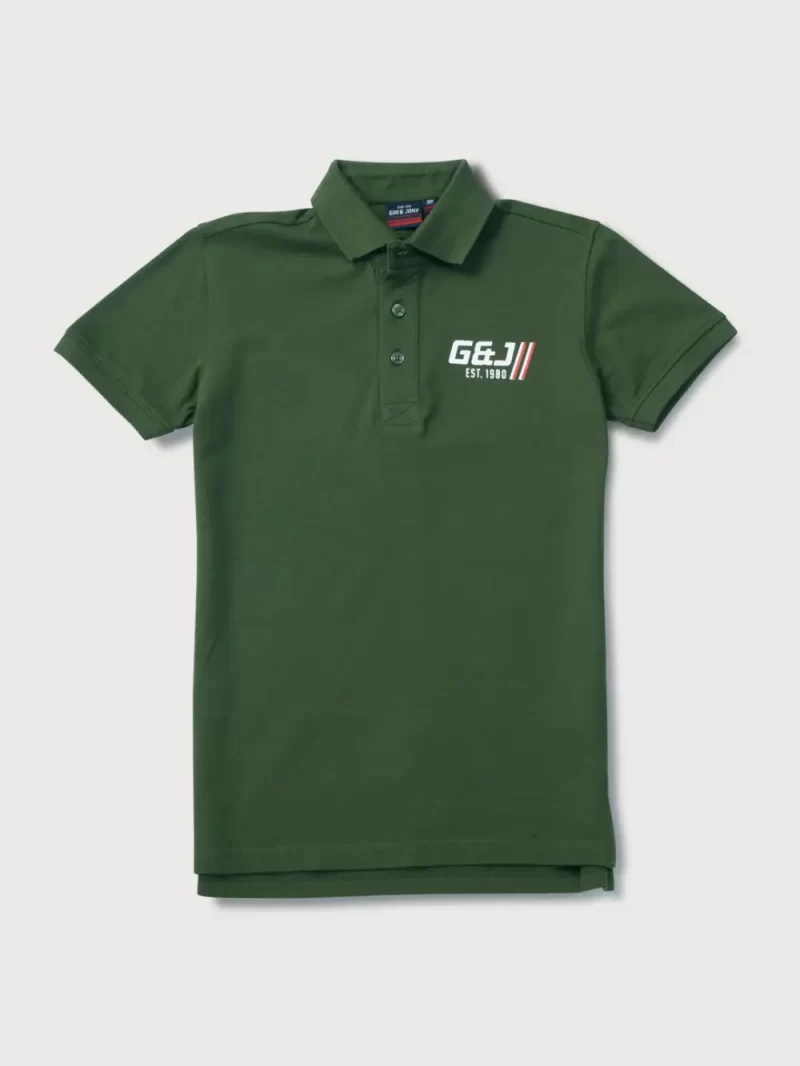 Gini & Jony Boys Solid Spread Collar Half Sleeves Shirt