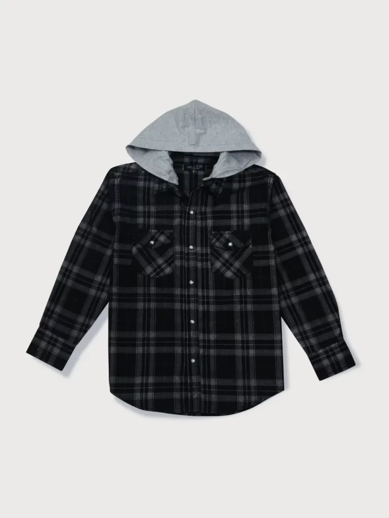 Gini And Jony Boys Solid Cotton Shirt