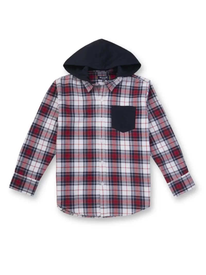 Gini And Jony Boys Solid Cotton Shirt