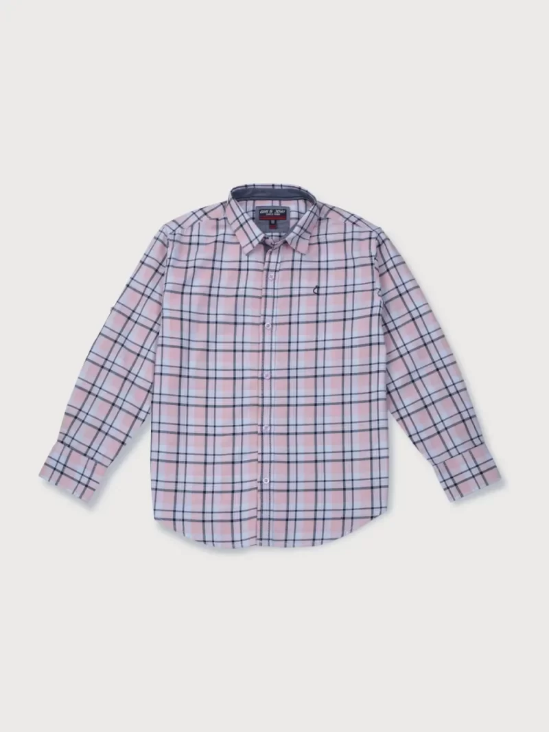 Gini And Jony Boys Solid Cotton Shirt