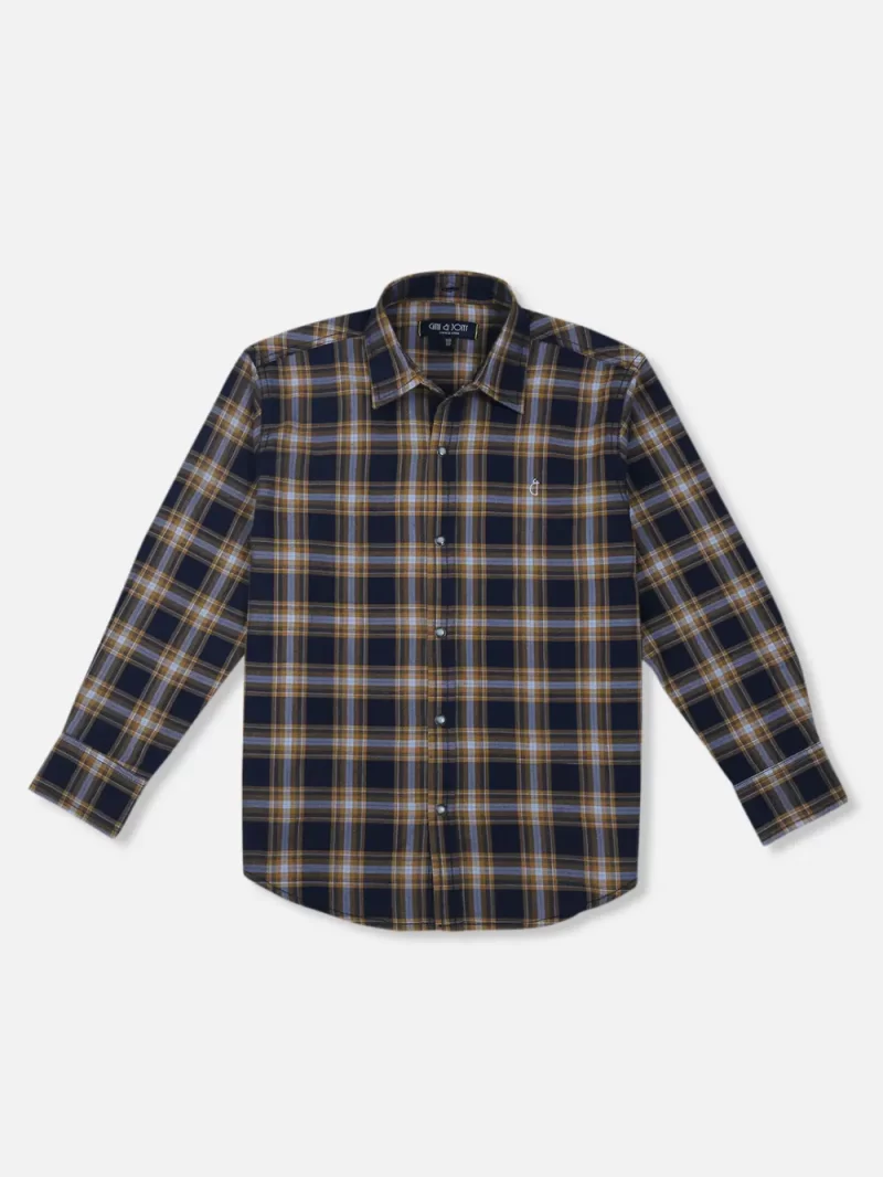 Gini And Jony Boys Solid Cotton Shirt