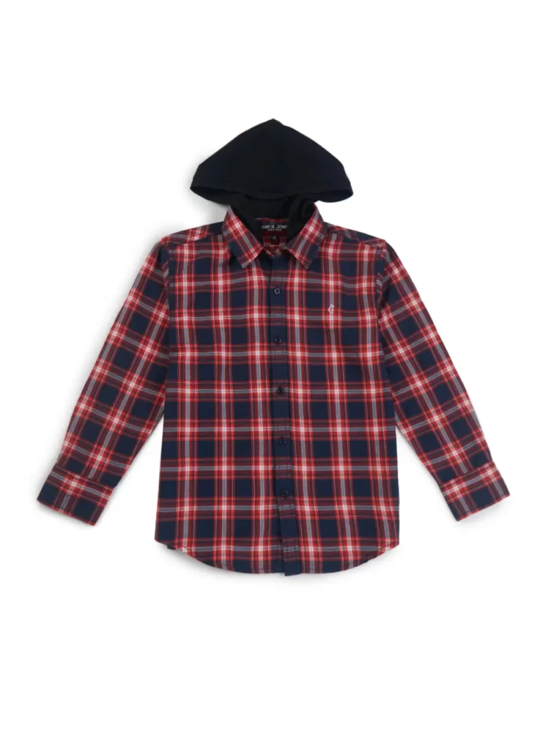 Gini And Jony Boys Solid Cotton Shirt