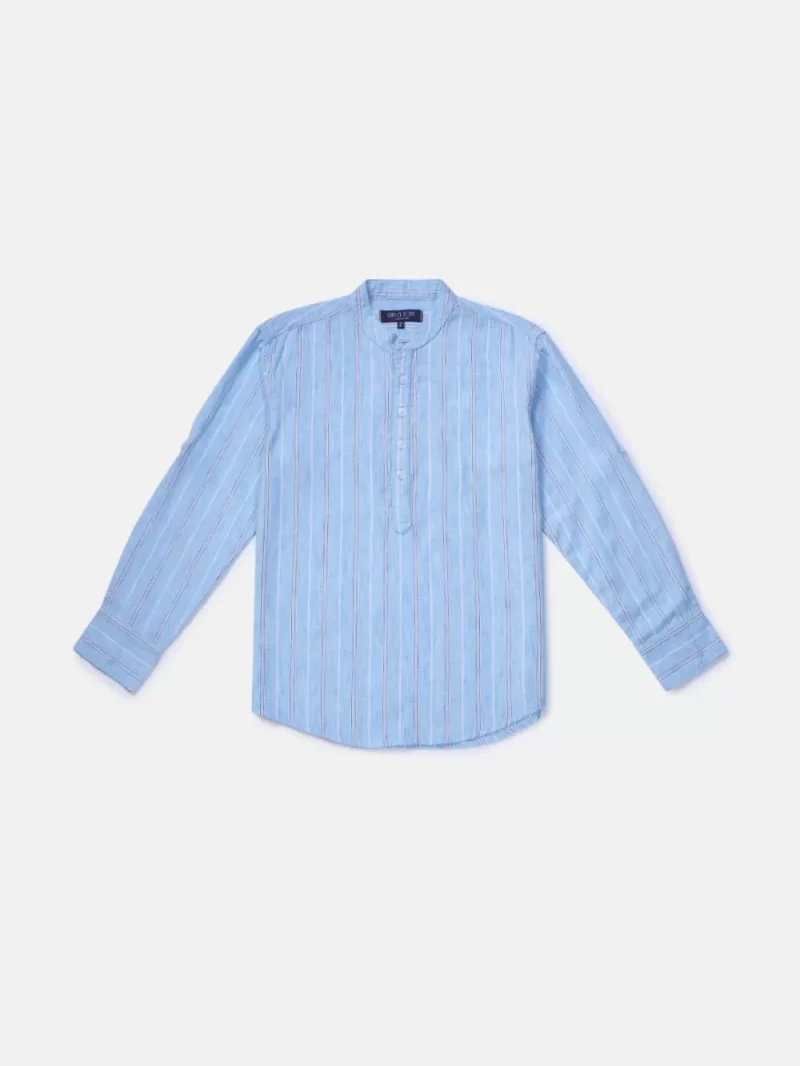 Gini And Jony Boys Solid Cotton Shirt