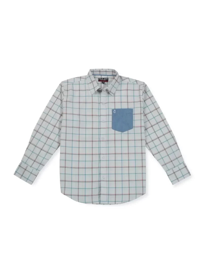 Gini And Jony Boys Solid Cotton Shirt