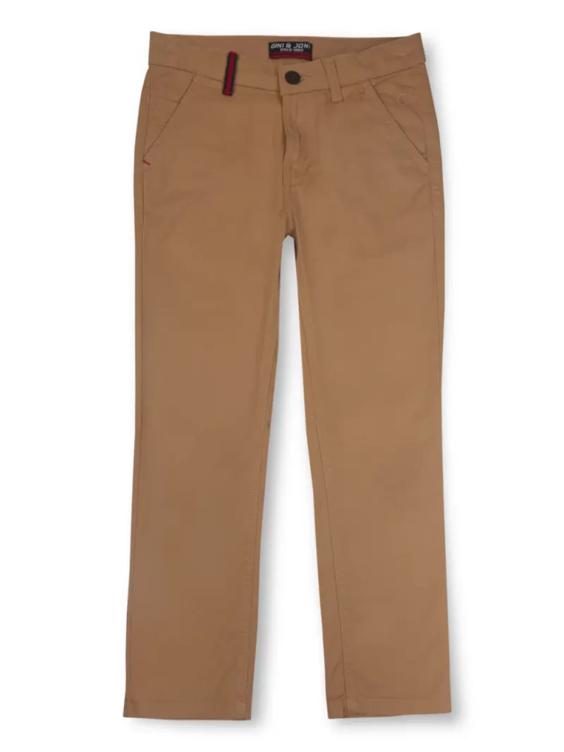 Gini & Jony Boys Solid Trouser