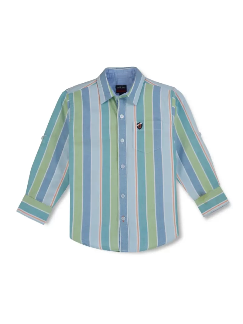 Gini And Jony Boys Solid Cotton Shirt