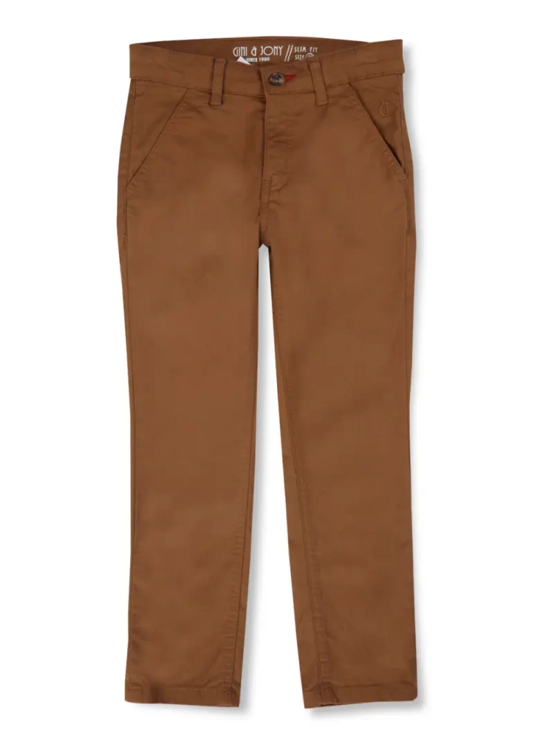 Gini & Jony Boys Solid Trouser