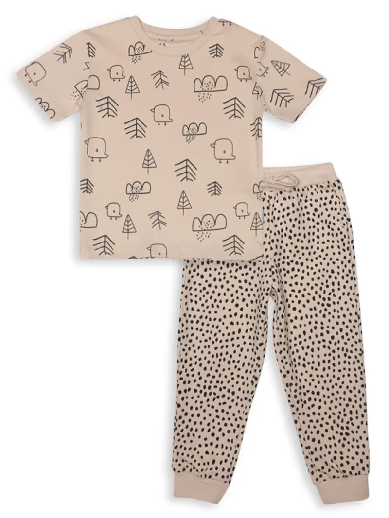 Gini & Jony Boys Multicolor Solid Cotton Co-Ordinate Set