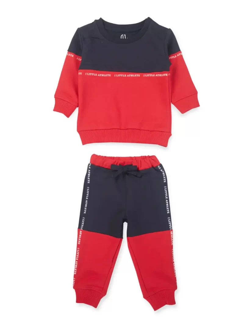 Gini & Jony Boys Multicolor Solid Cotton Co-Ordinate Set