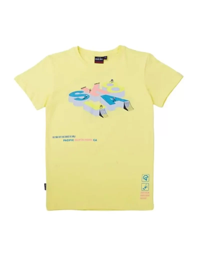 Gini & Jony Boys Yellow T-Shirt