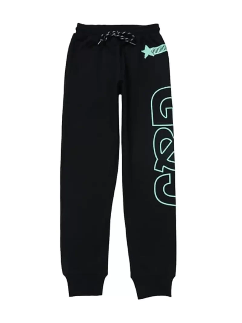 Gini & Jony Boys Black Track Pant (121246526688 C207)