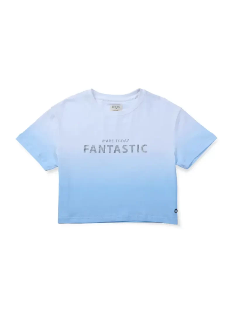 Boys Off White Printed Knits T-Shirt