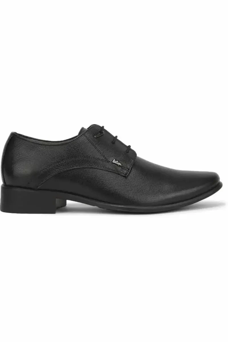 Leather Regular Lace Up Mens Derby Shoes