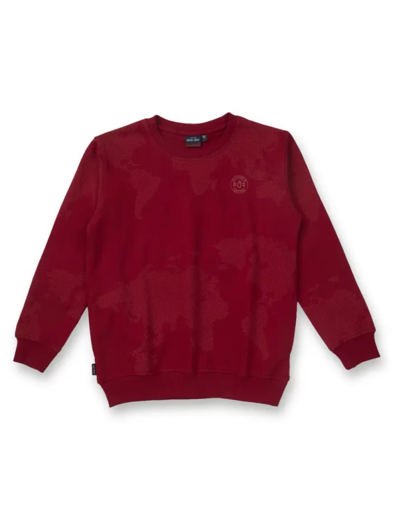 Boys Printed Fleece Sweat Shirt