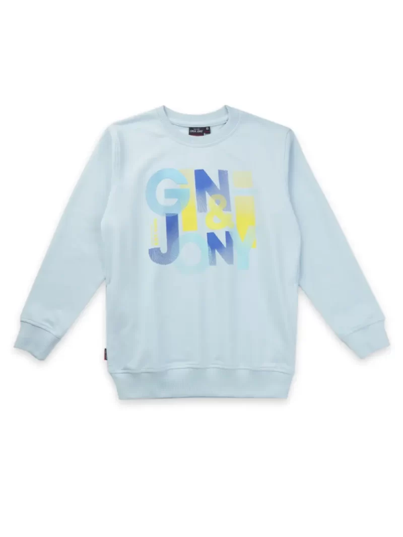 Boys Printed Fleece Sweat Shirt