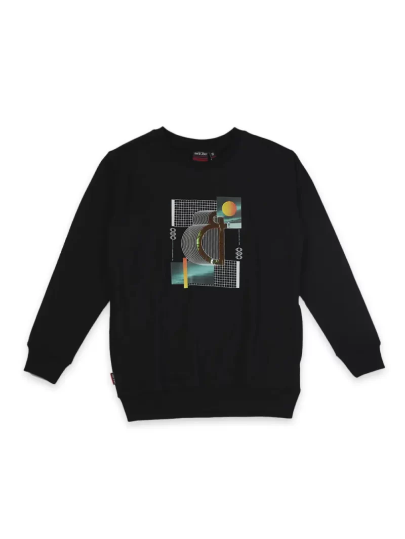 Boys Printed Fleece Sweat Shirt