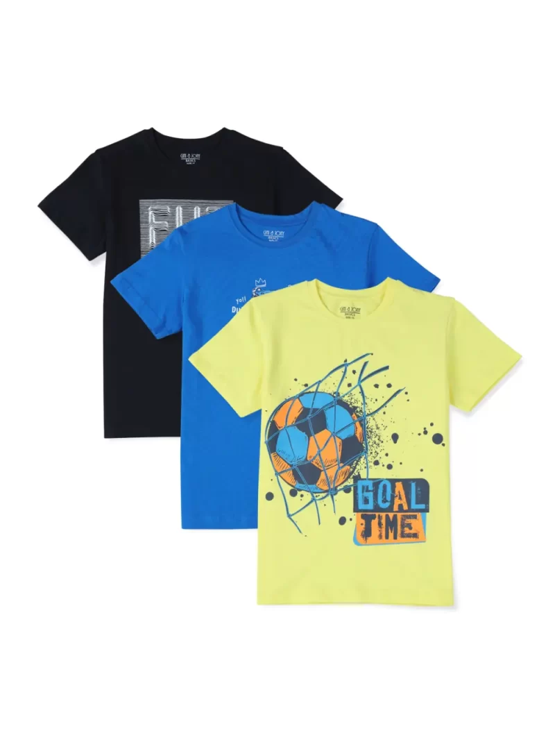 Boys Printed Cotton T-Shirt