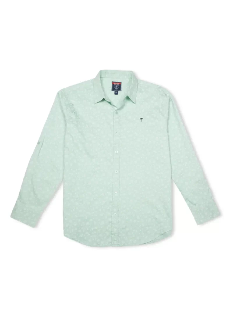 Gini And Jony Boys Solid Cotton Shirt