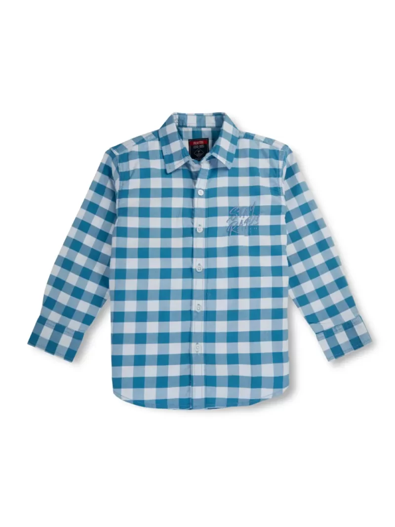 Gini And Jony Boys Solid Cotton Shirt