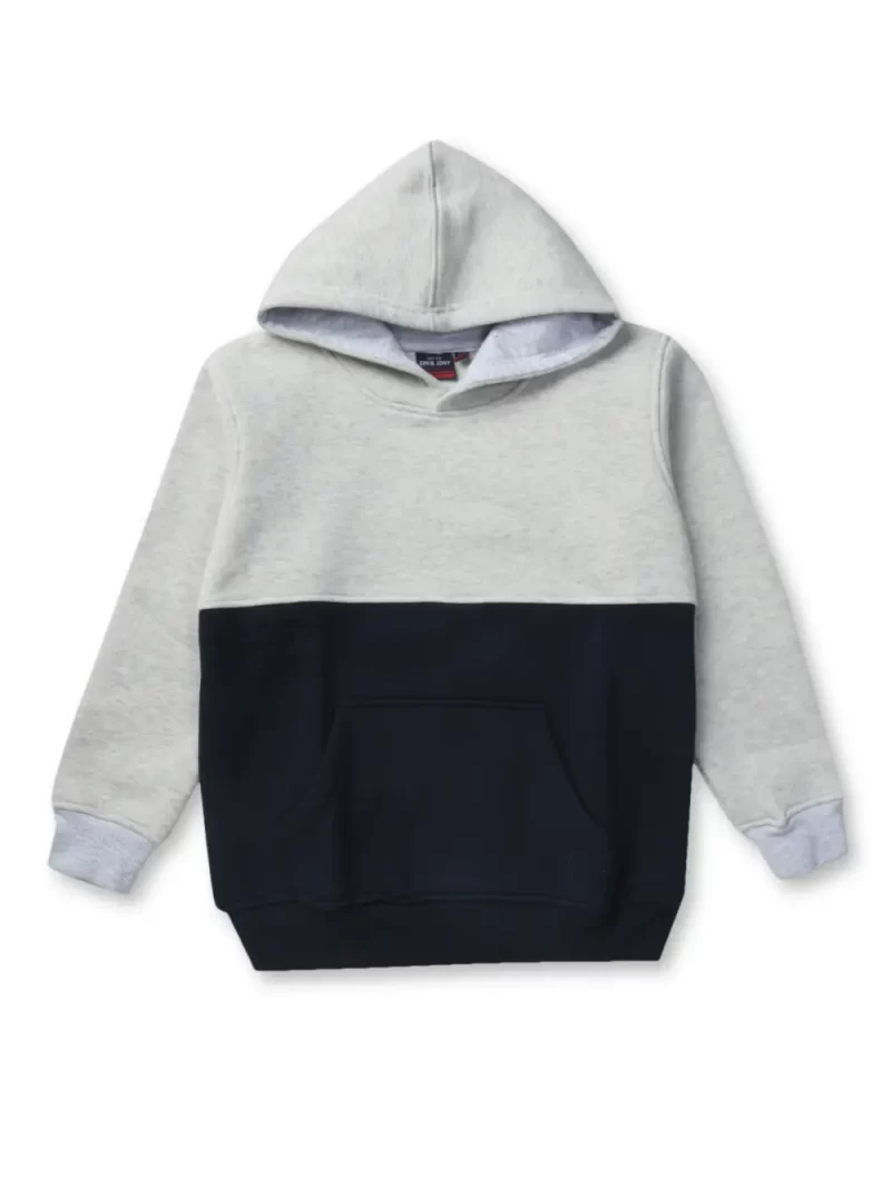 Boys Blue Cotton Printed Sweatshirt