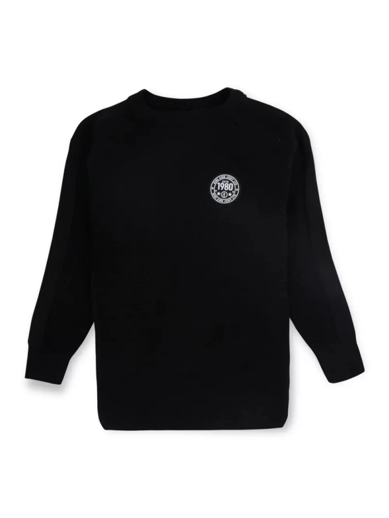 Gini And Jony Cotton Full Sleeves Pullover Logo Print