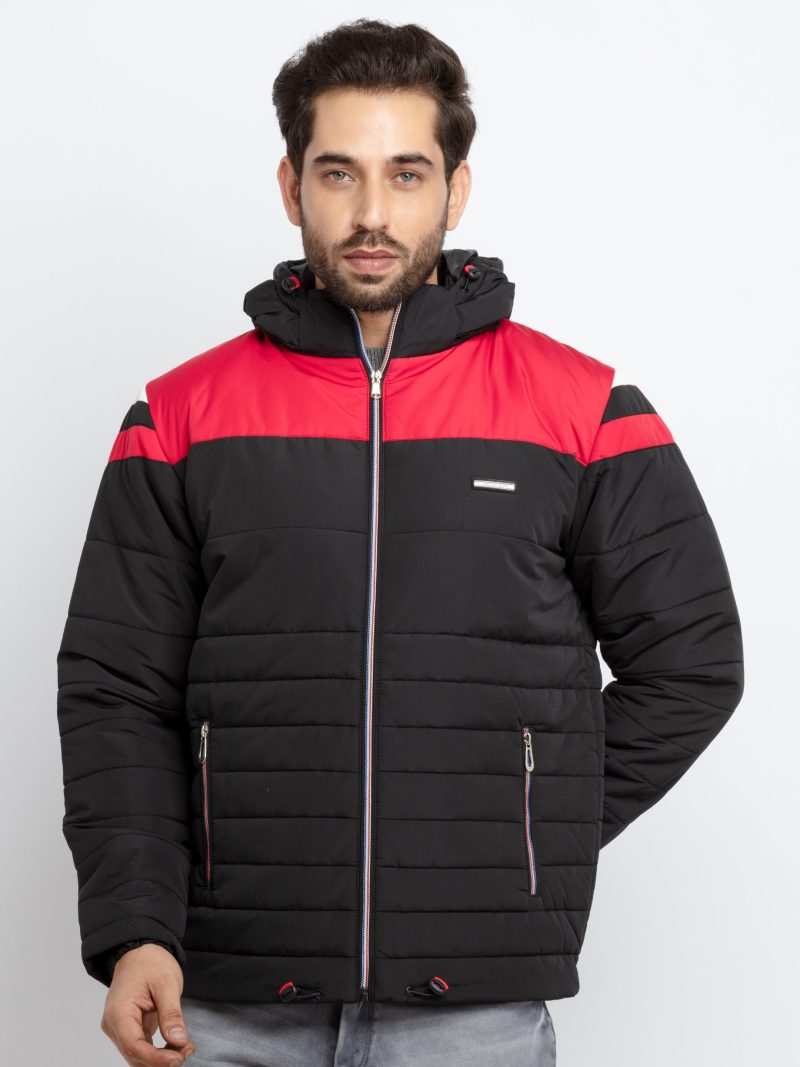 Mens Quilted Hooded Jacket