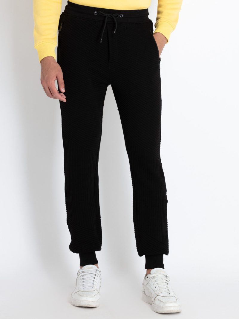 Mens Quilted Regular Fit Joggers