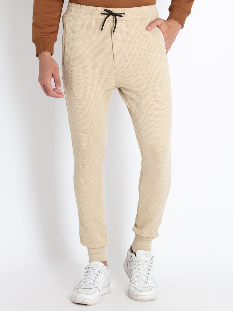 Mens Popcorn Textured Joggers