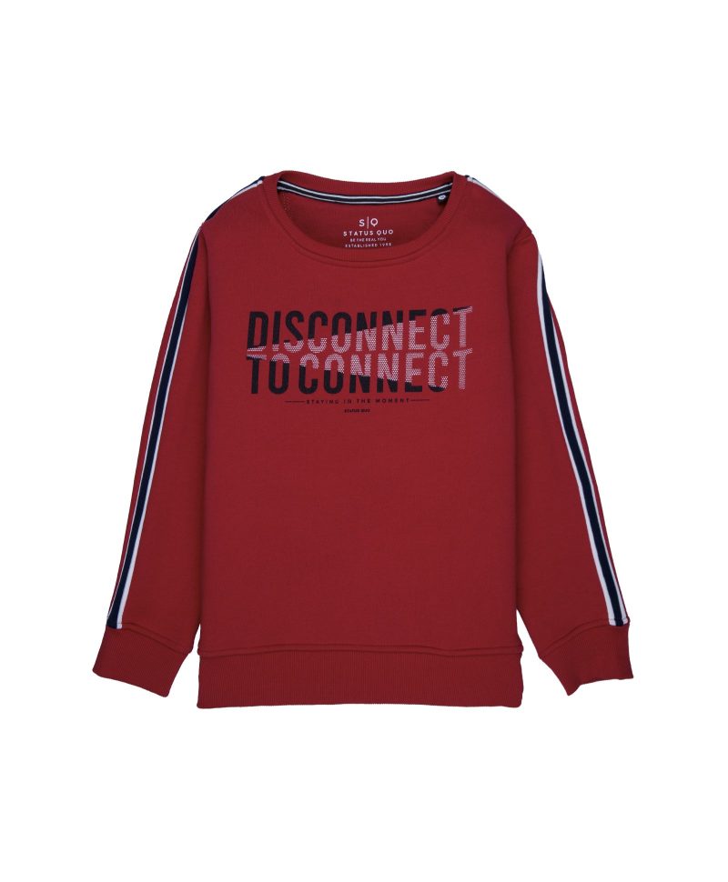 Boys Printed Round Neck Sweatshirt