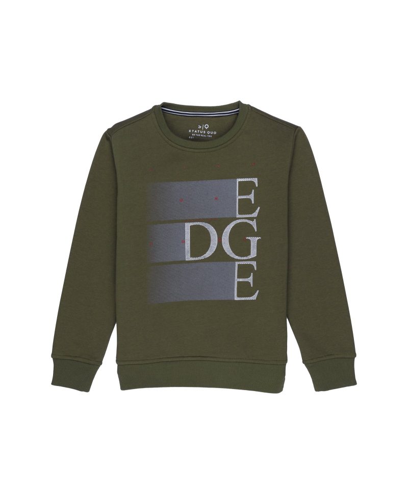 Boys Printed Round Neck Sweatshirt