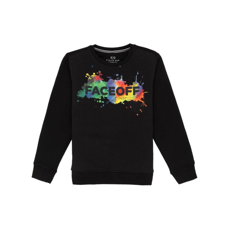 Boys Printed Round Neck Sweatshirt