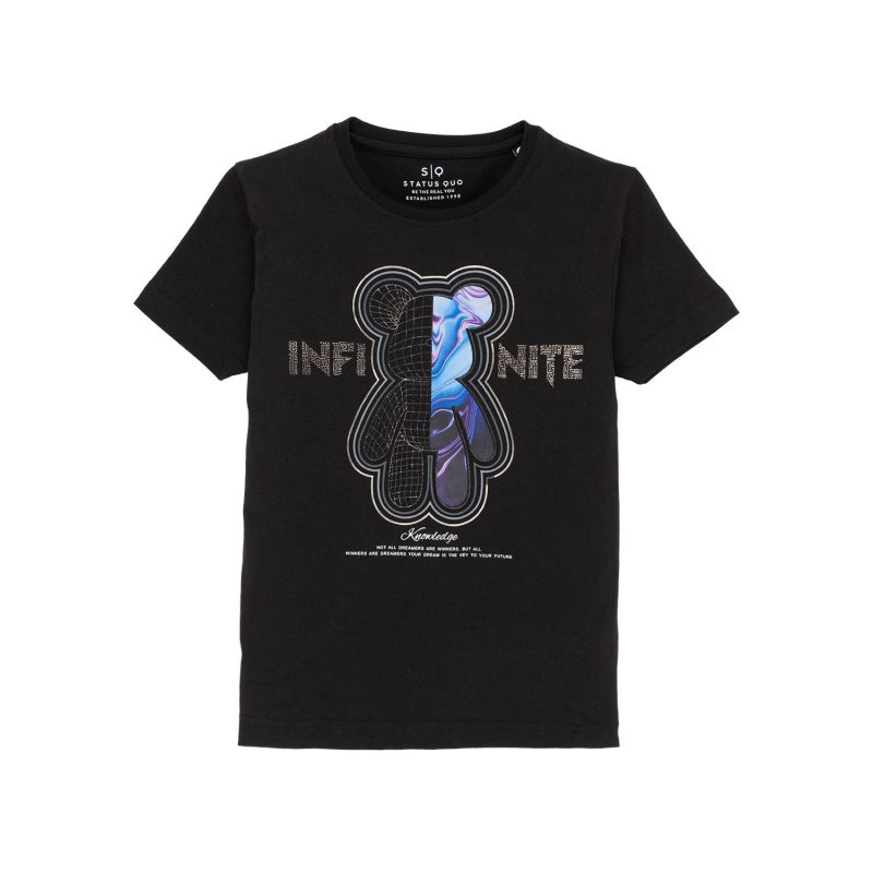 Boys Printed Round Neck T-Shirt